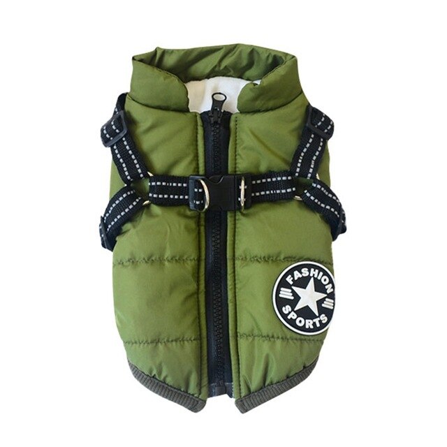 Padded Winter Dog Vest - alternate product view 7