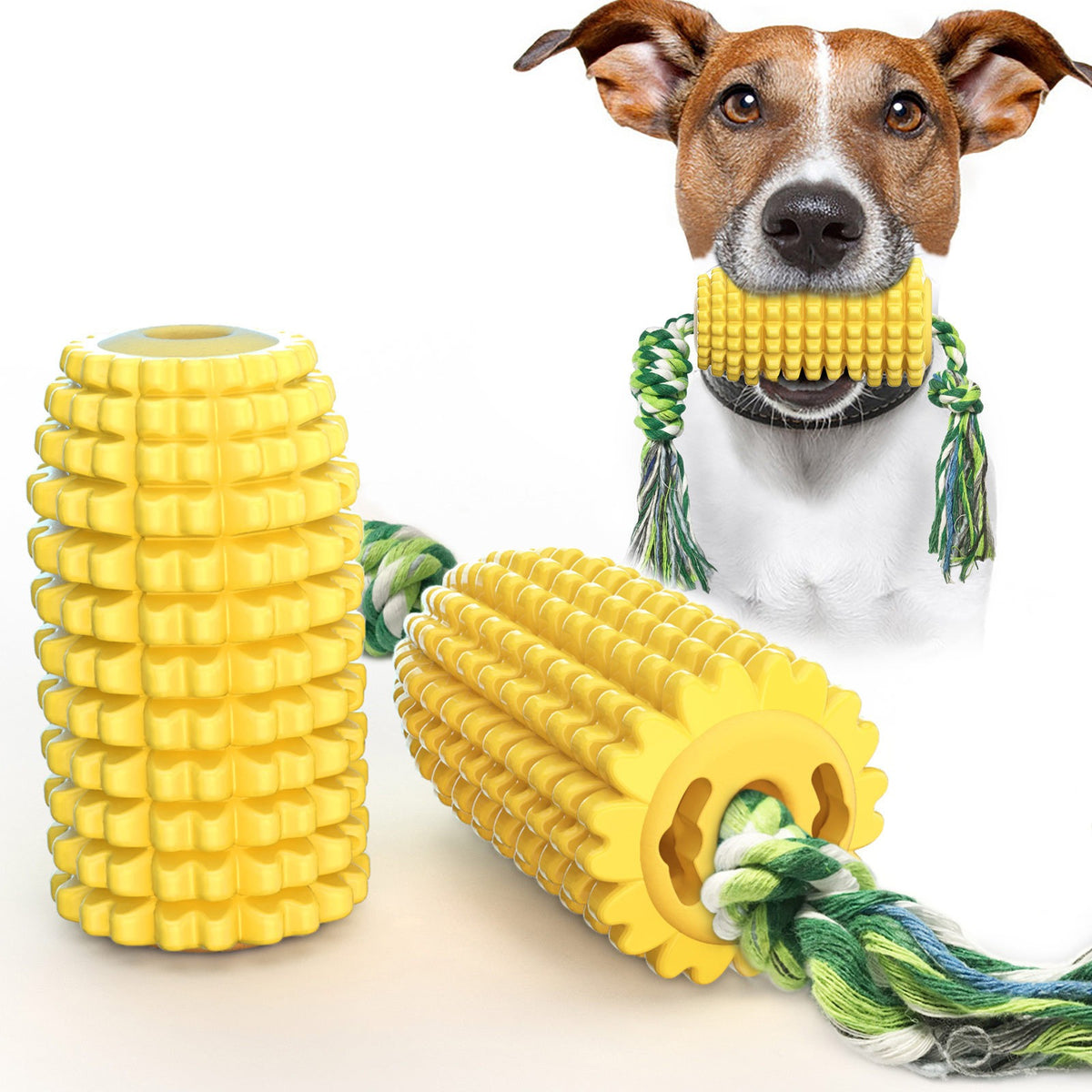 Corn-Shaped Dog Chew Toy - alternate product view 2