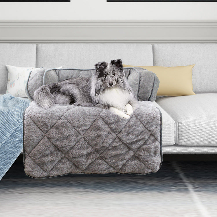 Quilted pet sofa and car mat