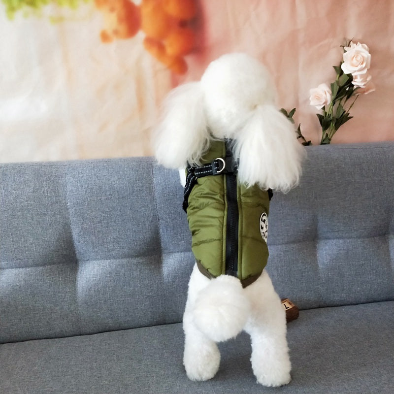 Padded Winter Dog Vest - alternate product view 2