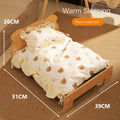 Wooden Cat Bed with Bedding Set - alternate product view 4