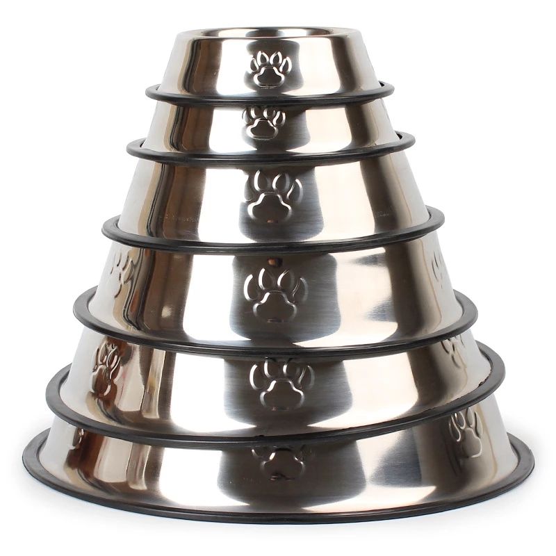 Non-Slip Stainless Steel Dog Bowl - alternate product view 2