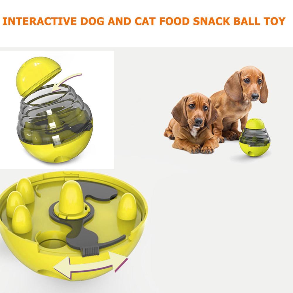 Interactive tumbler dog toy