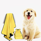 Quick-dry pet bath towel for dogs and cats