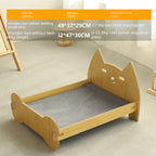 Wooden Cat Bed with Bedding Set - alternate product view 8