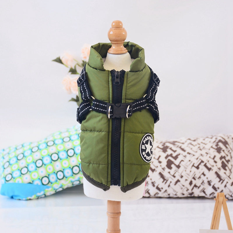 Padded Winter Dog Vest - alternate product view 4