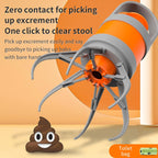 Portable pet waste pick-up tool for dog walks