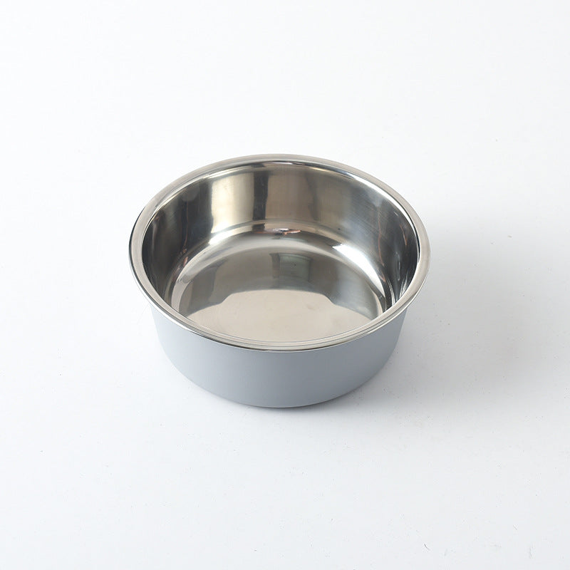 Colored Stainless Steel Pet Bowl - alternate product view 4