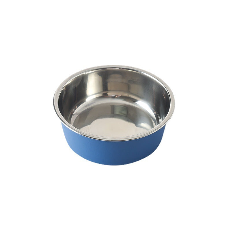 Colored Stainless Steel Pet Bowl - alternate product view 2