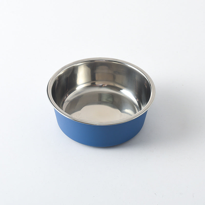 Colored Stainless Steel Pet Bowl - alternate product view 3