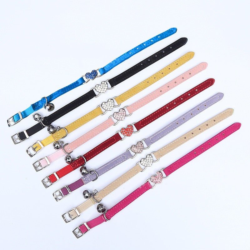 Velvet Bell Cat Collar - Mecarya