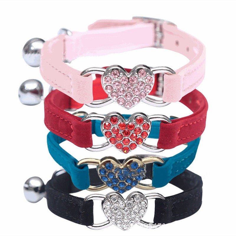 Velvet Bell Cat Collar - Mecarya